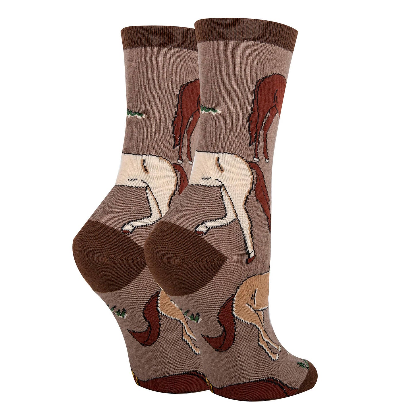 Horse Ride | Women's Novelty Cotton Crew Socks