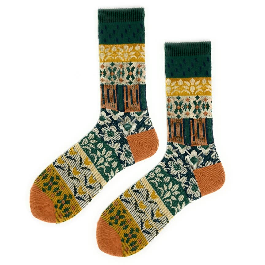 Lucy | Women's Cozy Fair Isle Knit Socks