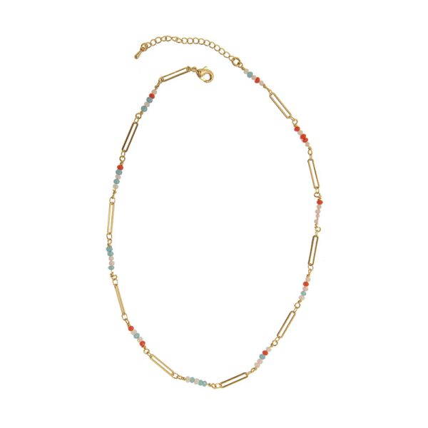 Joy Susan Turquoise & Coral necklace