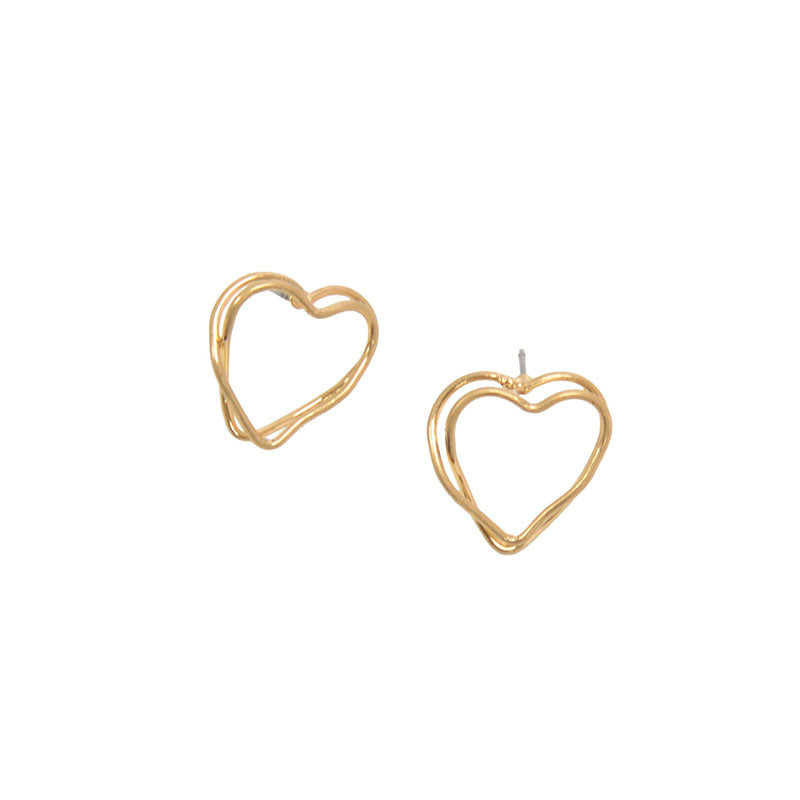 Joy Susan Two Hearts Entwined Earrings