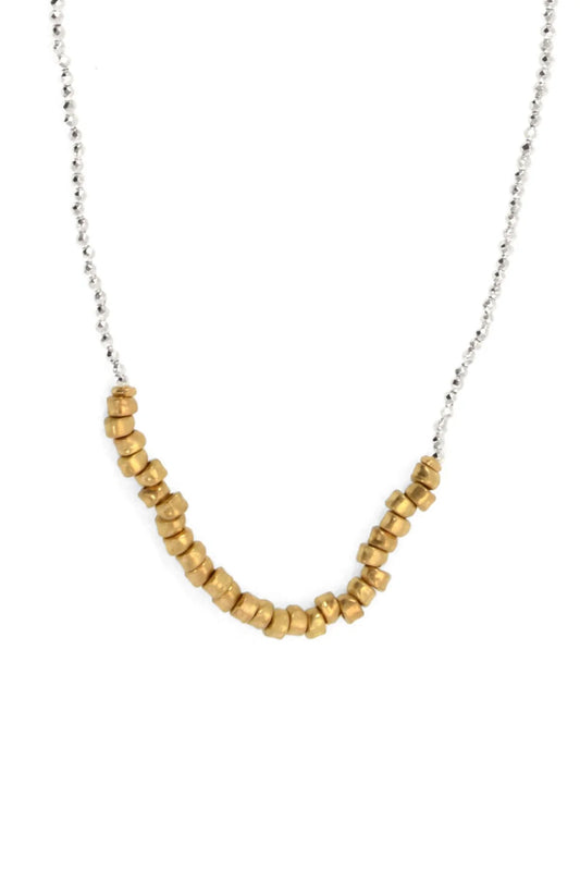 Joy Susan Mixed Metal Glint+Shine Necklace