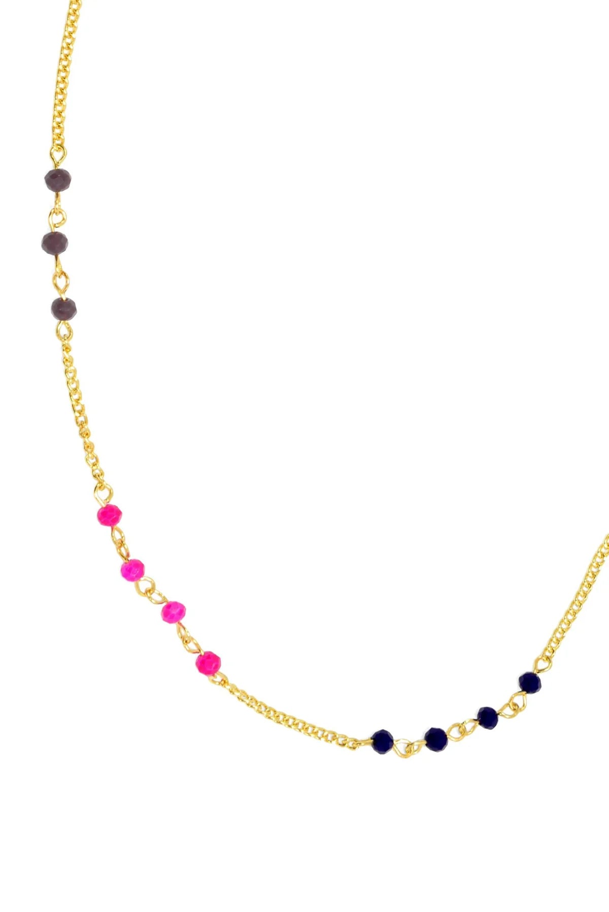 Joy Susan Gold Multi Bead Necklace