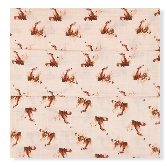 Milkbarn Organic Cotton Swaddle Blanket