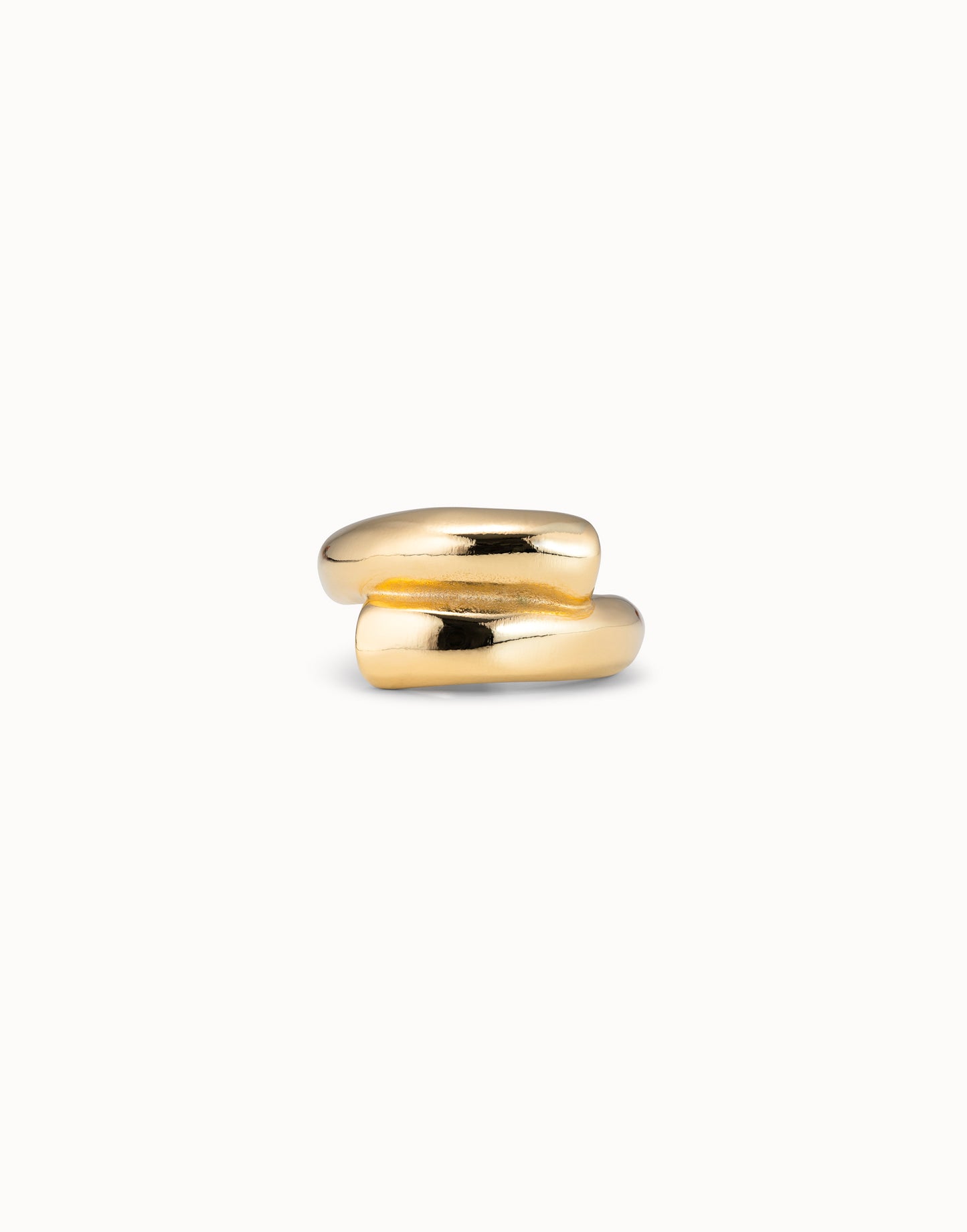Uno de 50 Crossed Legs Gold Ring