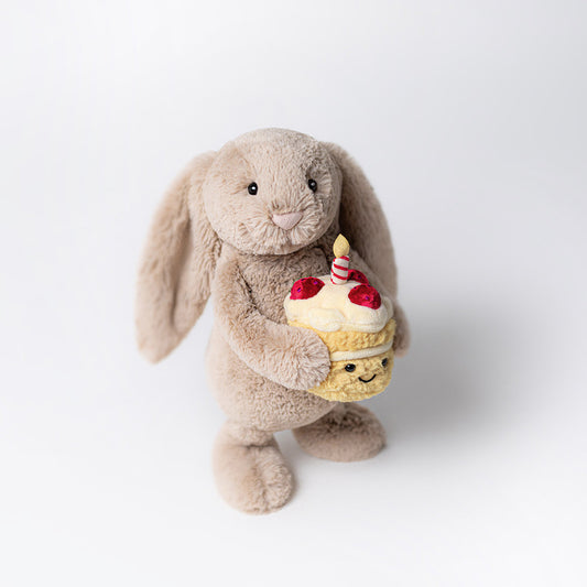 Jellycat Bashful Beige Bunny Birthday