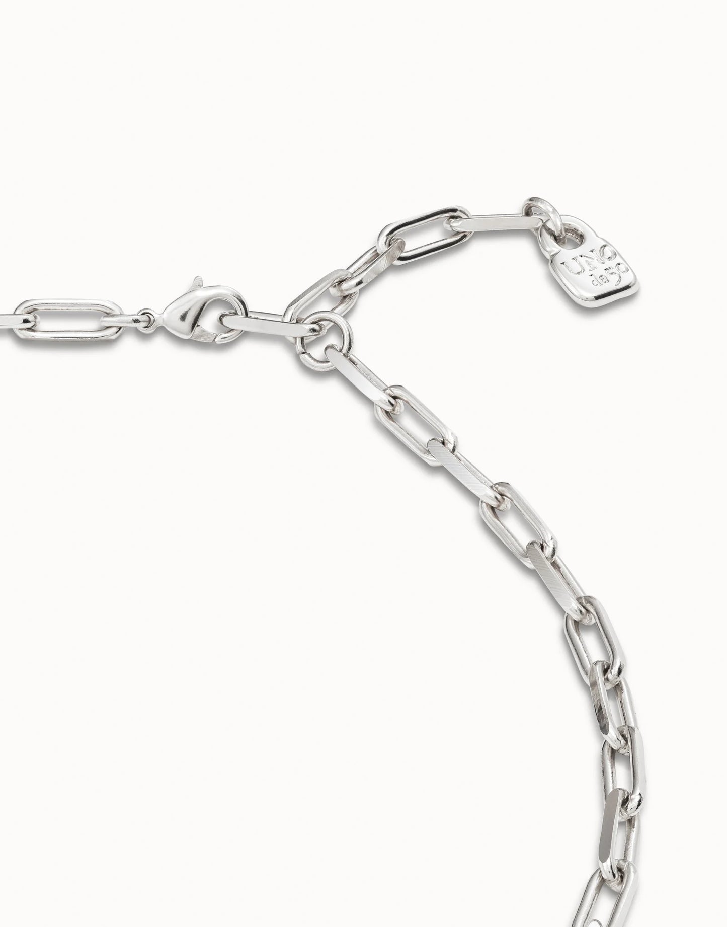 Uno de 50 Silver Plated Chain