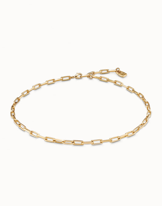 Uno de 50 18K Gold Plated Chain