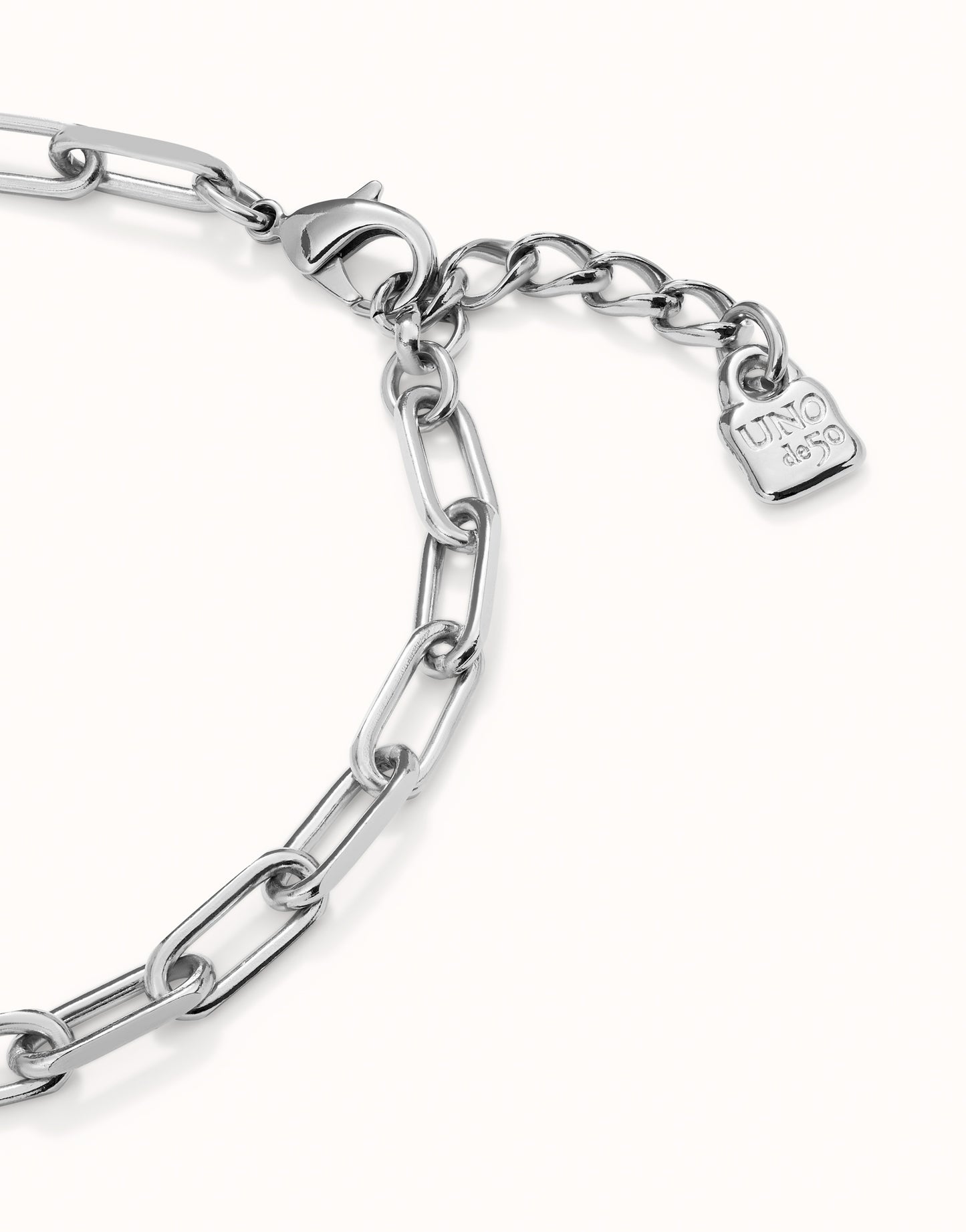 Uno de 50 Be Valiant Silver Necklace