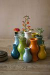 Multi-Colored Ceramic Vases, 3 sizes