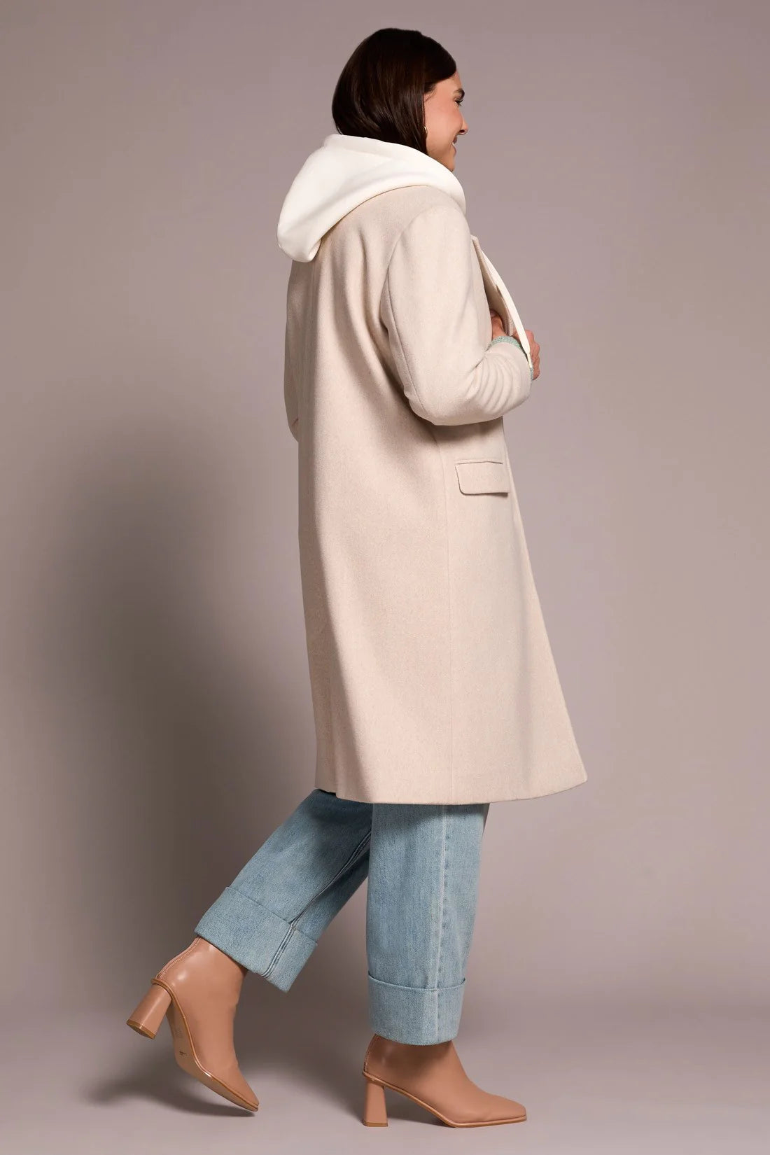 Tribal Hooded Trench Coat
