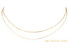 Jane Marie 18K Gold Plated Paperclip Chain Necklace