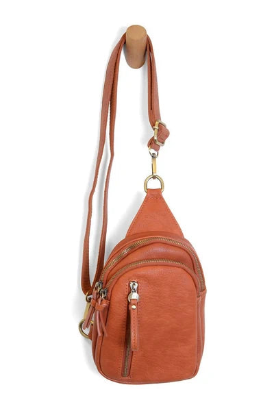 Joy Susan Skyler Sling Bag in Burnt Orange