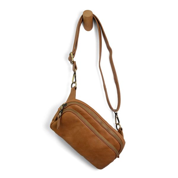Joy Susan Kylie Double Zip Sling/Belt Bag