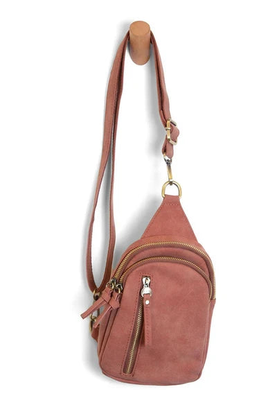 Joy Susan Faux Suede Skyler Sling Bag
