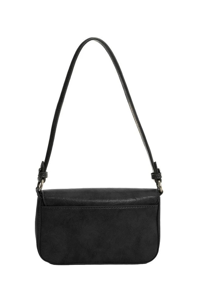 Joy Susan Nyla Flap Shoulder/Crossbody in Black