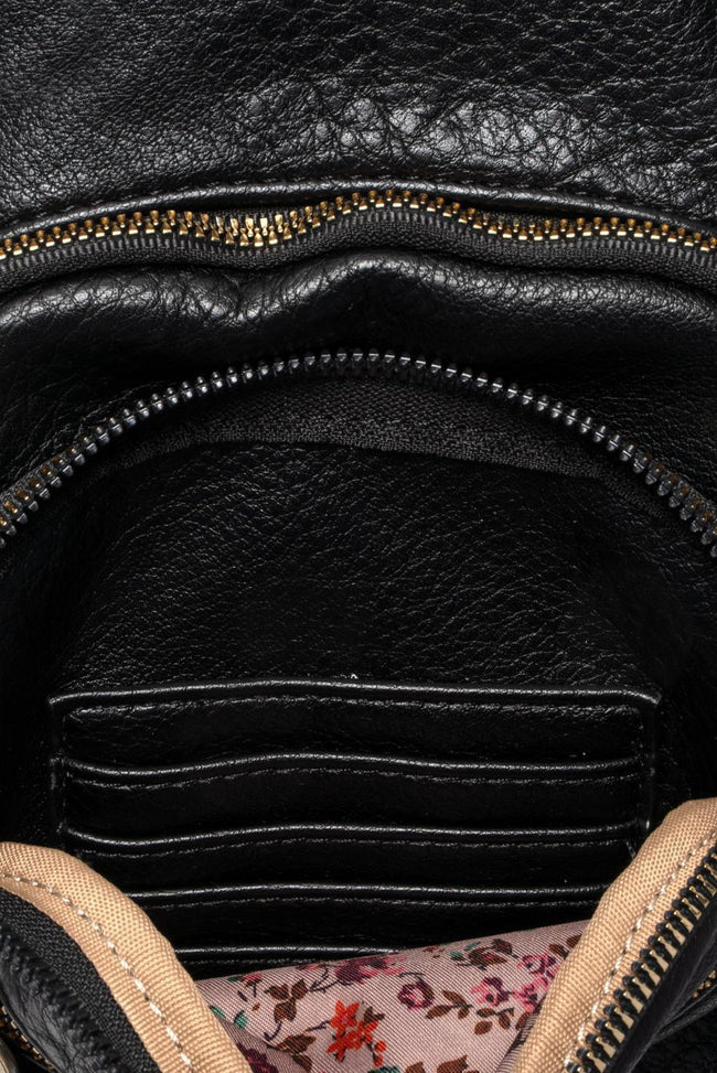 Joy Susan Jas Medium Crossbody Bag in Black