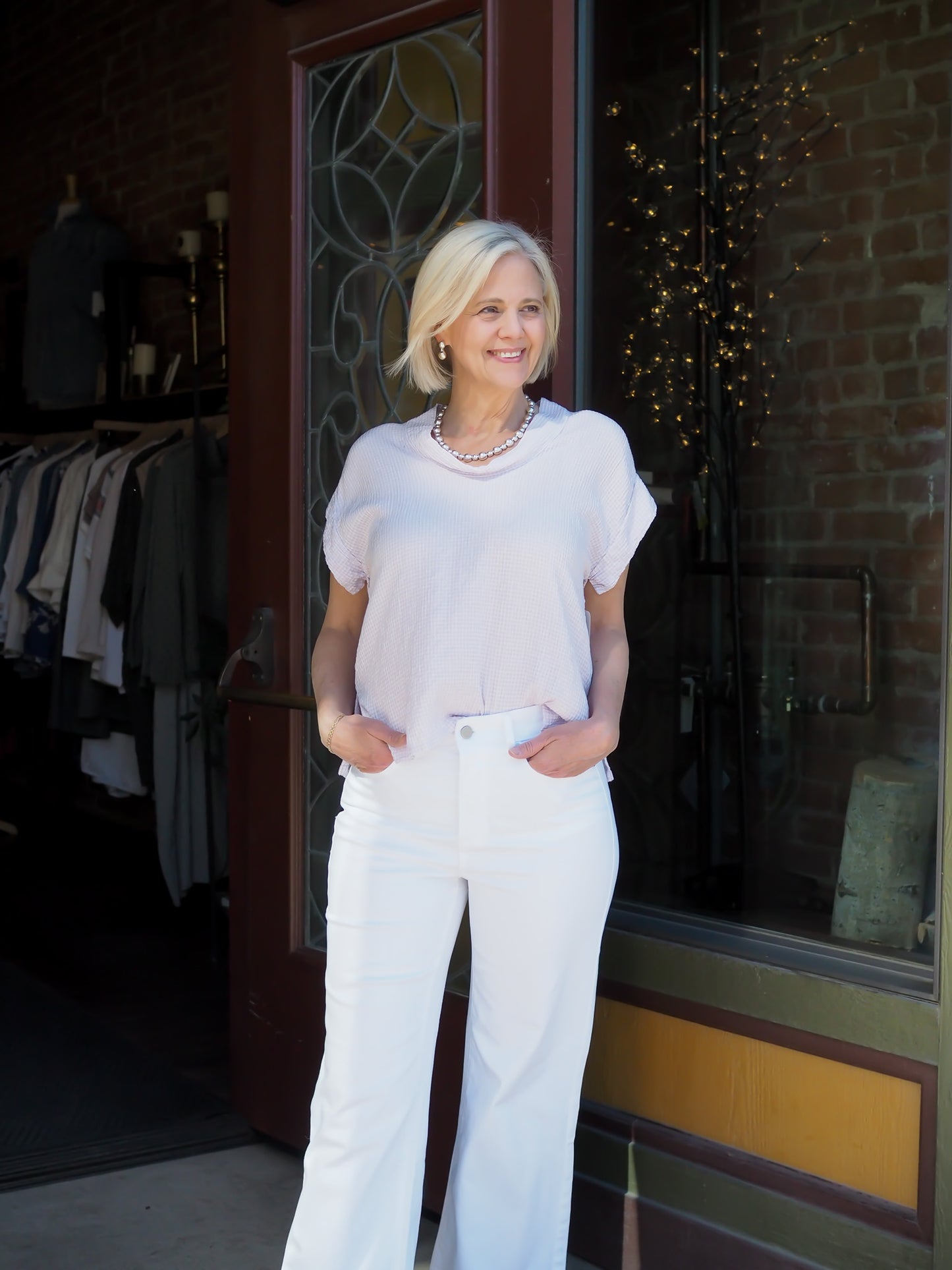 Cut Loose Cowl Neck Top