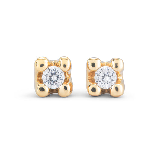 Uno de 50 Gold Cosmos Earrings