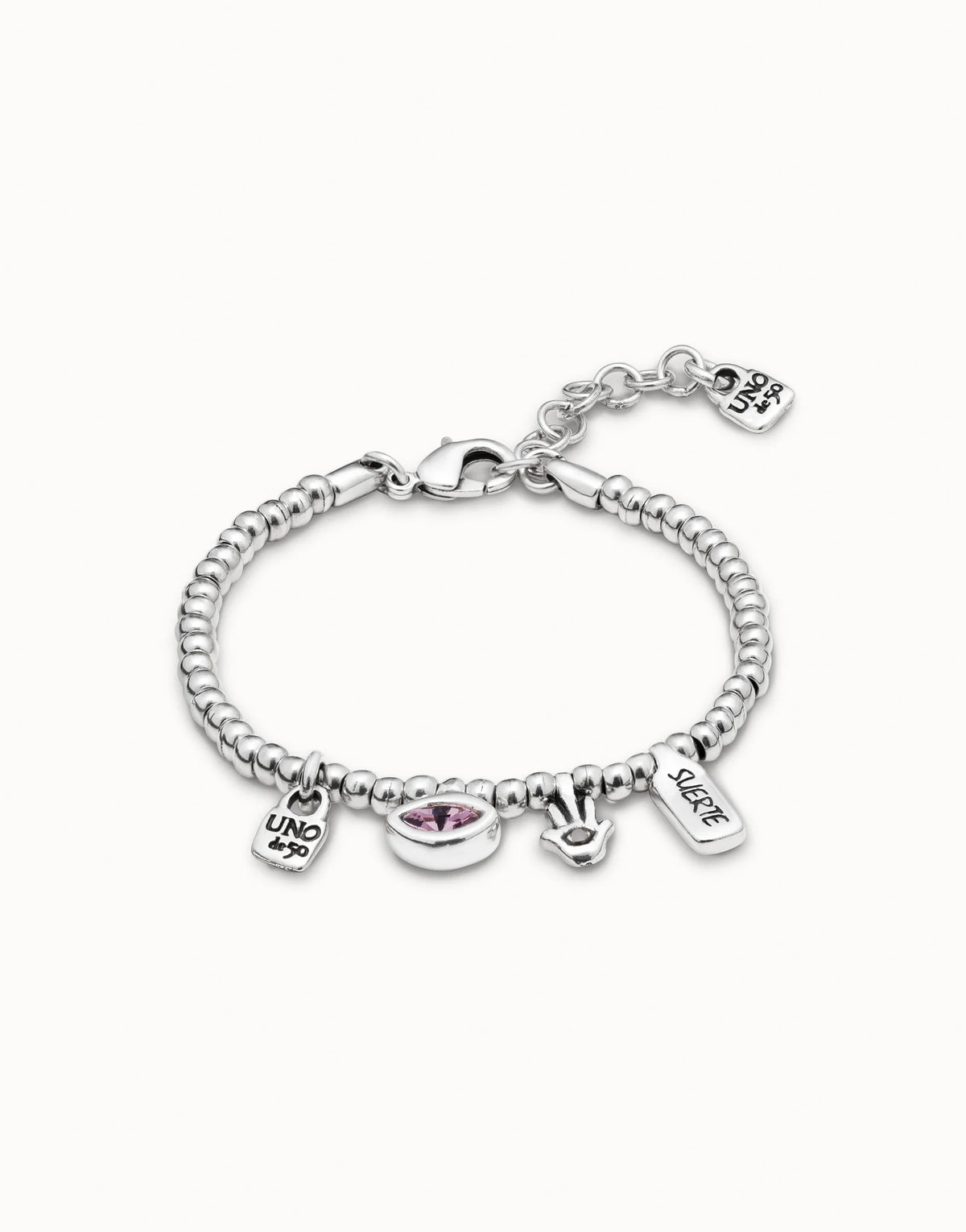 Uno de 50 My Luck Silver Bracelet