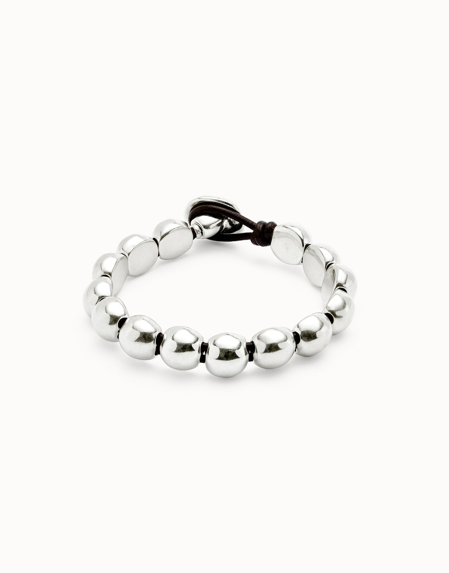 Uno de 50 Be Bold Silver Bracelet