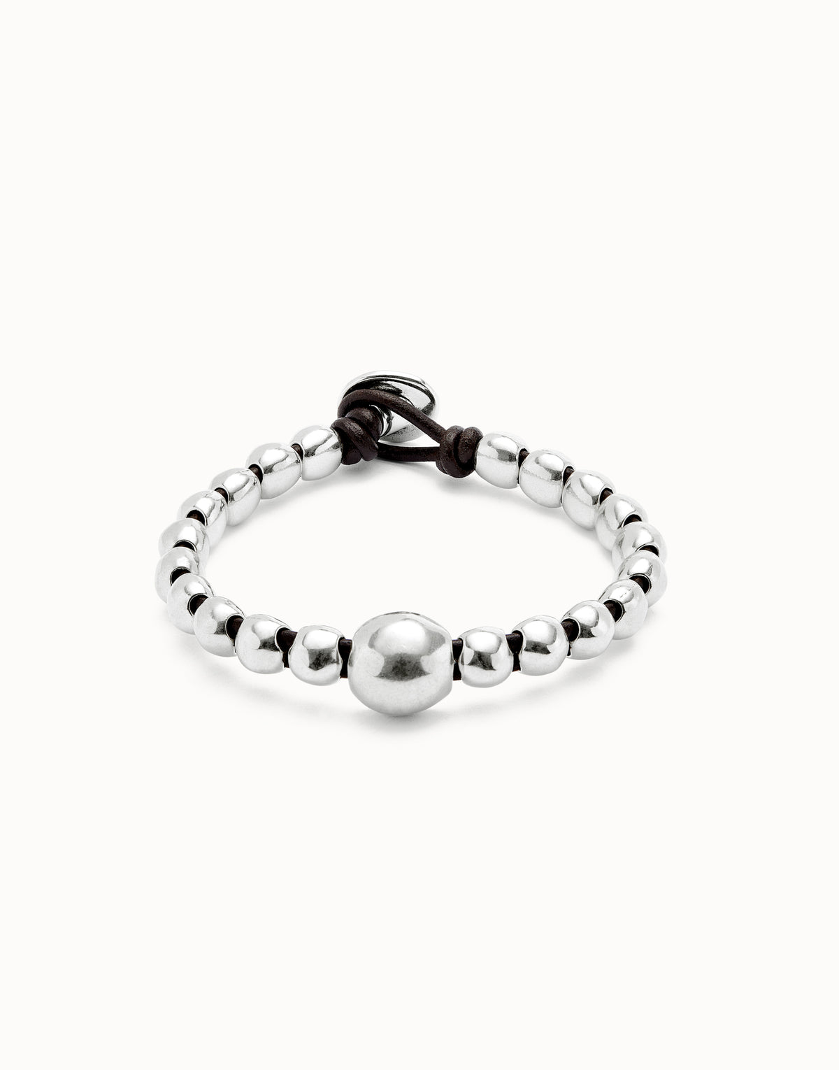 Uno de 50 Silver Be Fearless Bracelet
