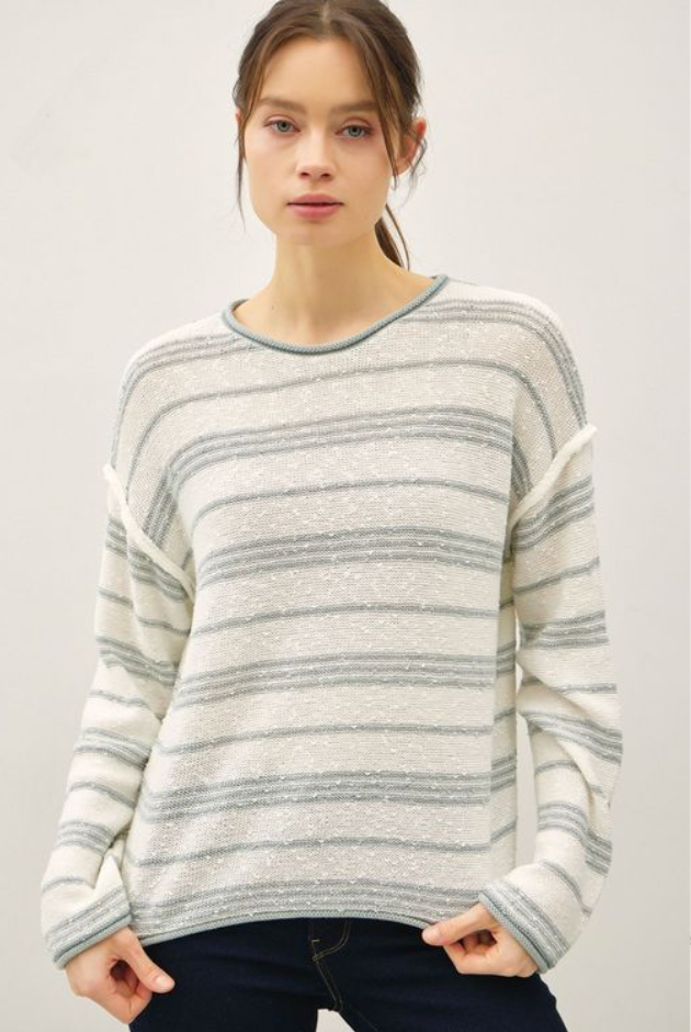 Be Cool Striped Sweater