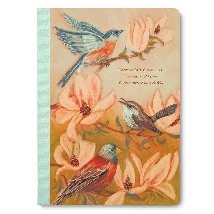 There's a Song that Lives at the Heart of Her Notebook