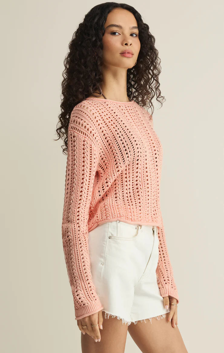Z Supply Upland Crochet Sweater