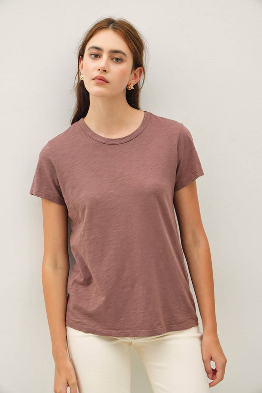 COTTON SLUB TEE