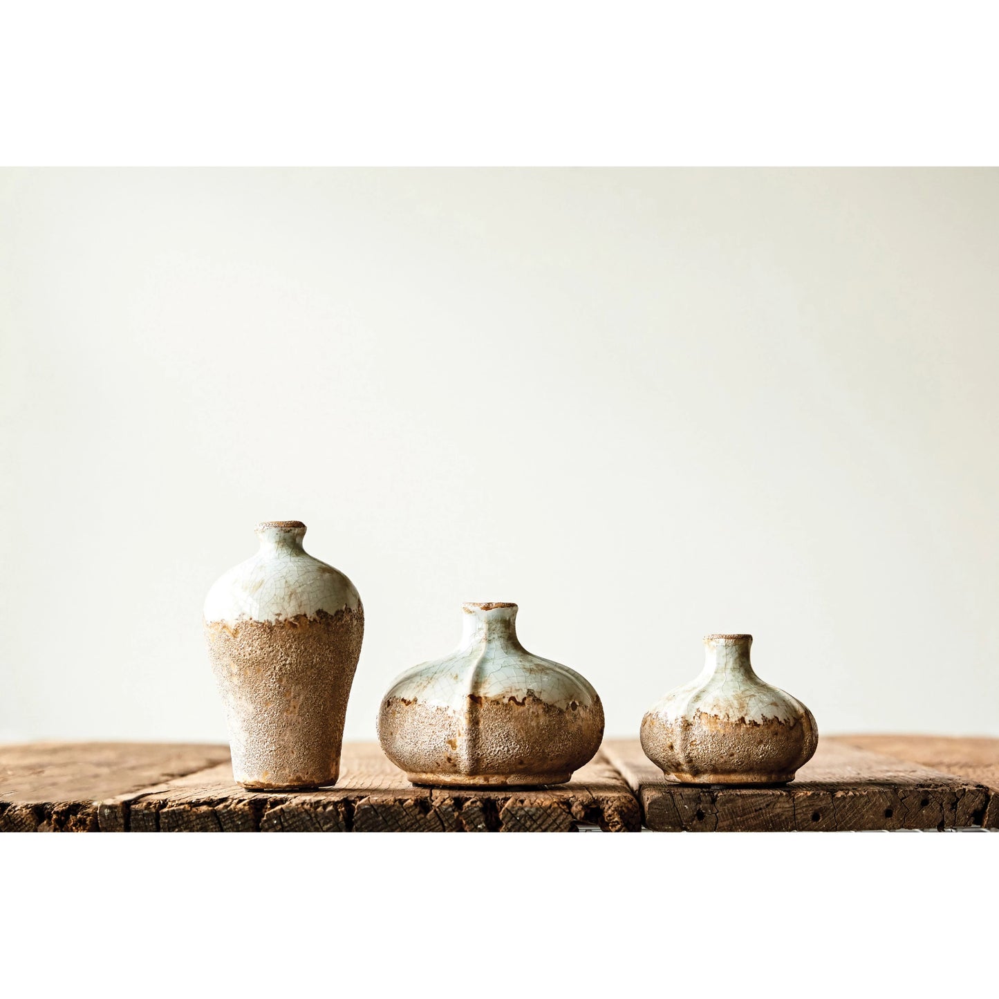 Distressed Terracotta Vases, 3 styles