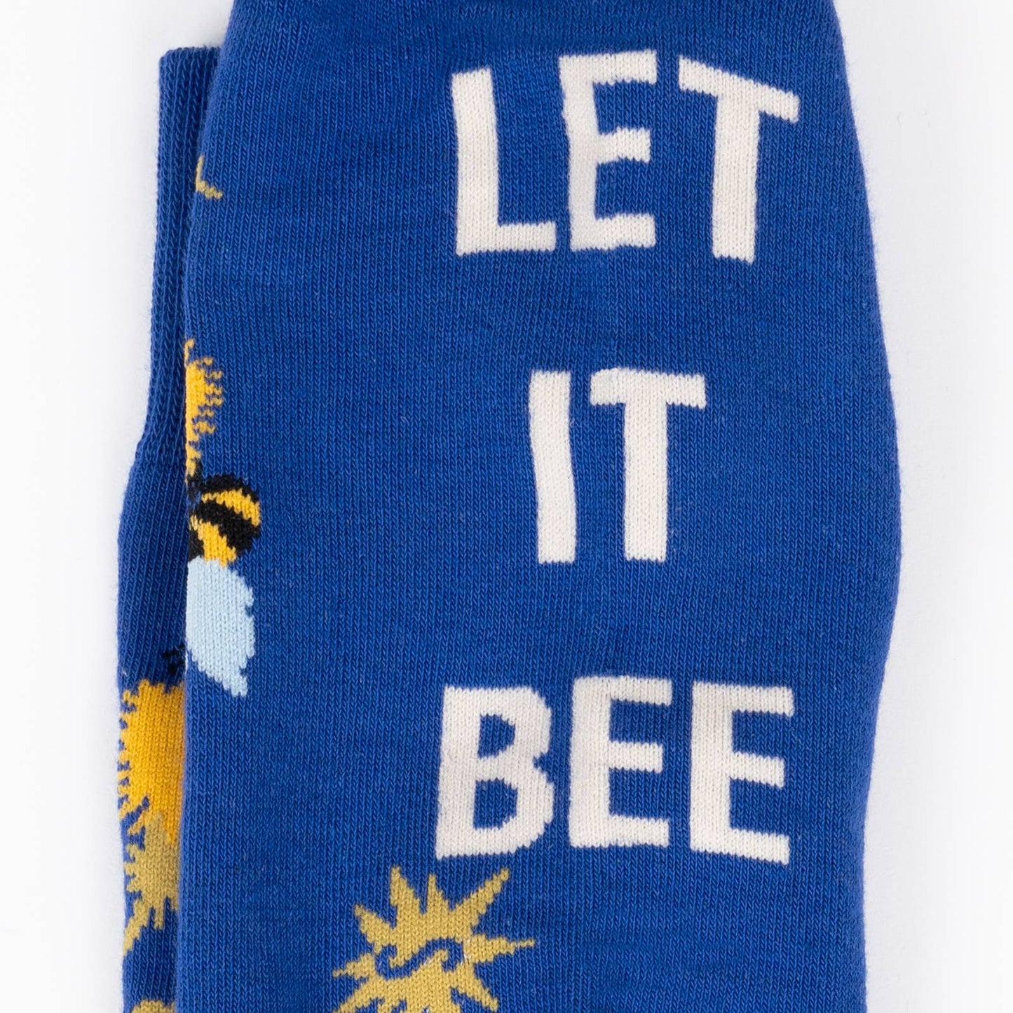 Let It Bee Crew Socks