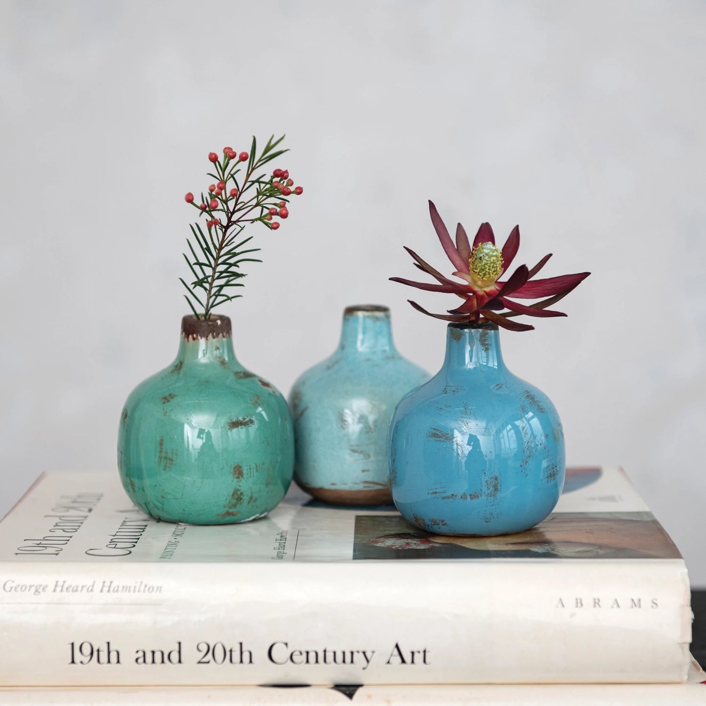 Terra Cotta Vases, 3 colors