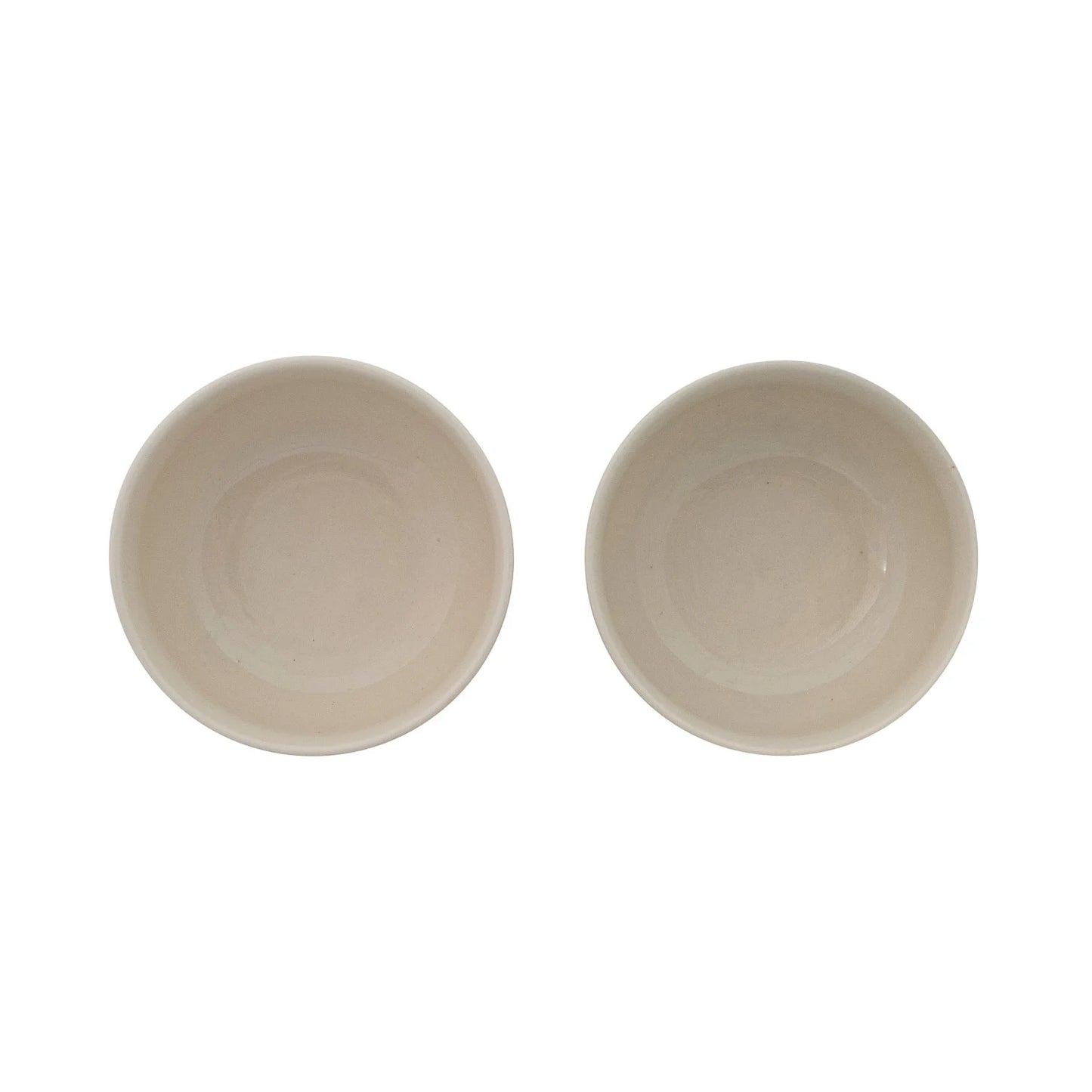 Stoneware Bowls with Cherries
