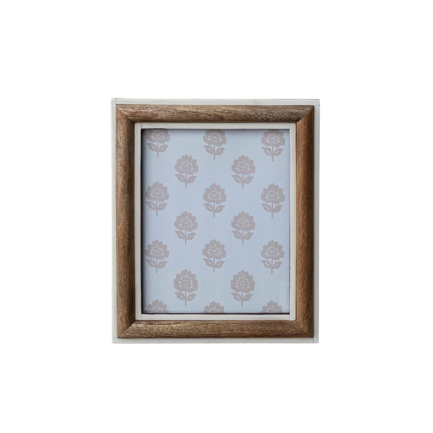 Resin & Mango Wood Frame