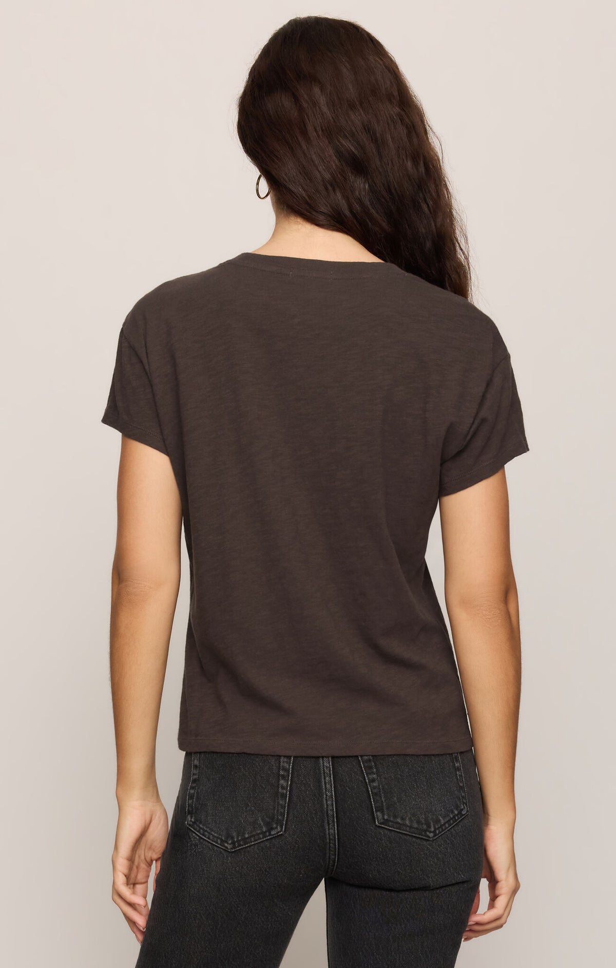 Z Supply Modern Slub Tee in Cocoa Bean