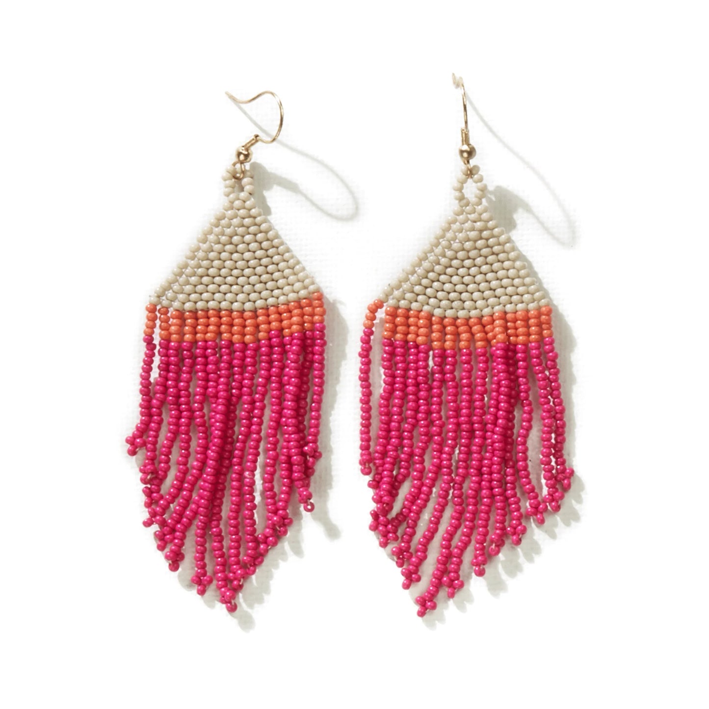 Ink+Alloy Erin Color Block Beaded Earrings, 2 colors