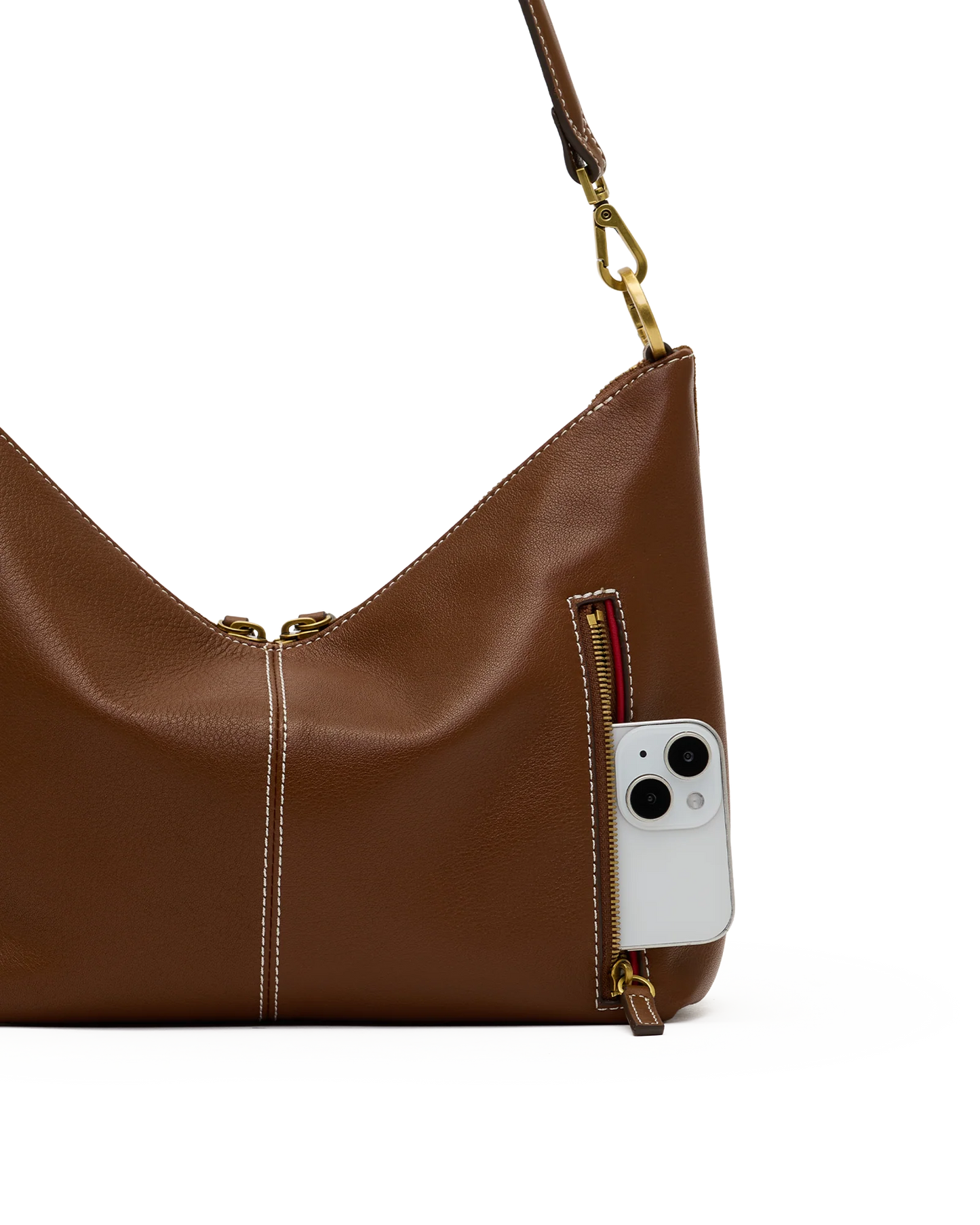 Hammitt Grace Med Bag in Cinnamon Suede