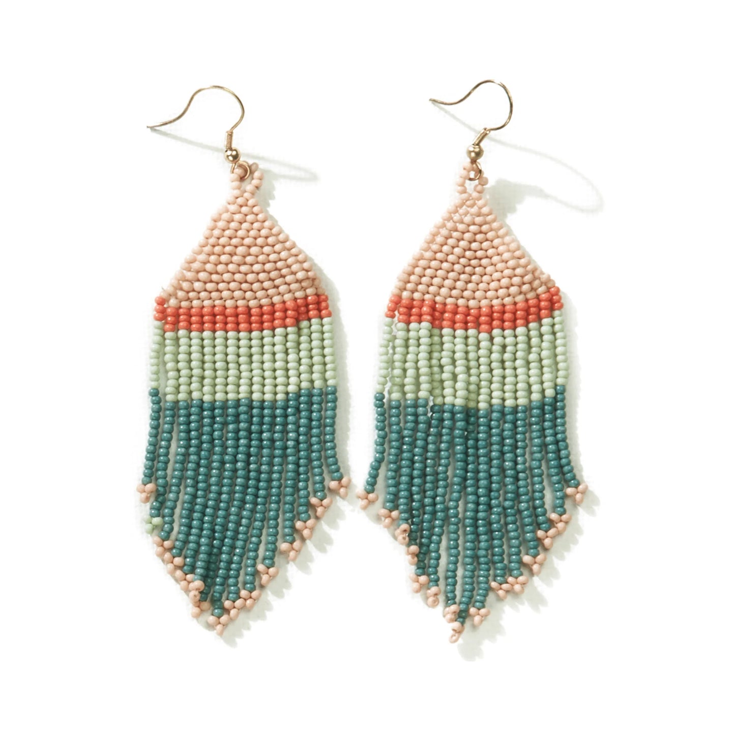 Ink+Alloy Erin Color Block Beaded Earrings, 2 colors