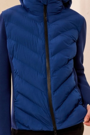 Tribal Blue Puffer Jacket