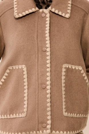 Tribal Snap Front Jacket