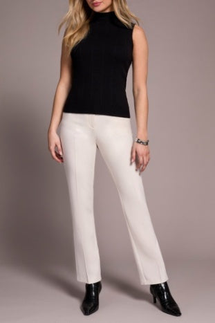 Tribal Sleeveless Mock Neck Top