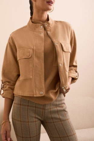 Tribal Zip Front Jacket