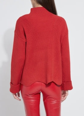 Lysse Hyacinth Scallop Sweater