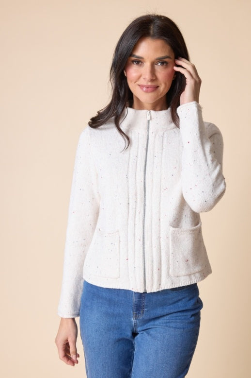 Habitat Harvest Tweed Birchwood Cardi
