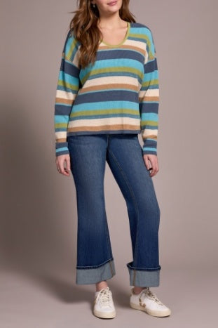 Tribal U Neck Sweater