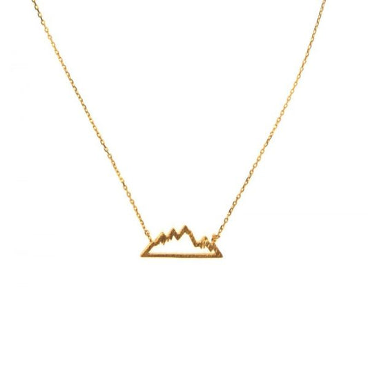 Joy Susan Gold Mountain Necklace
