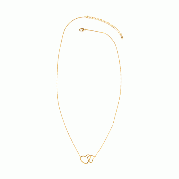 Joy Susan Linked Hearts Necklace