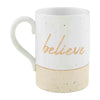 Believe Gold Holiday Mug