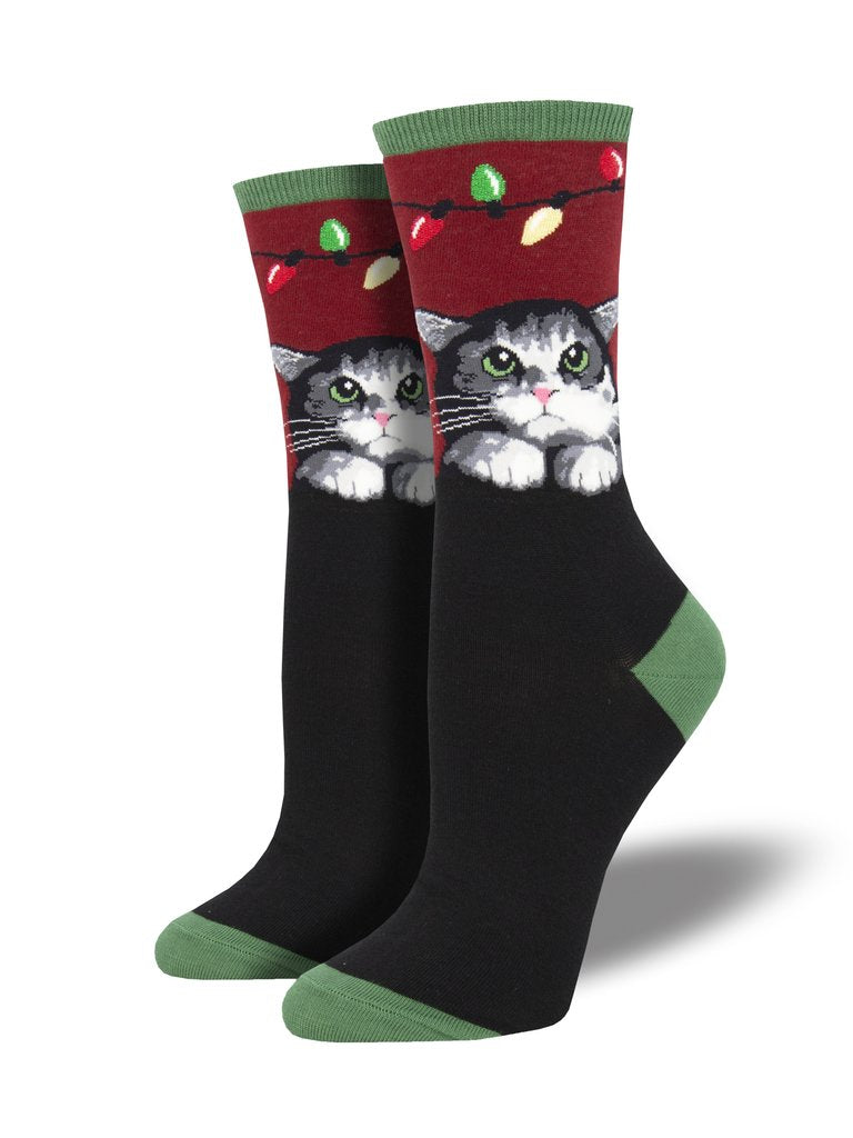 Socksmith Purrty Lights - Women's Socks