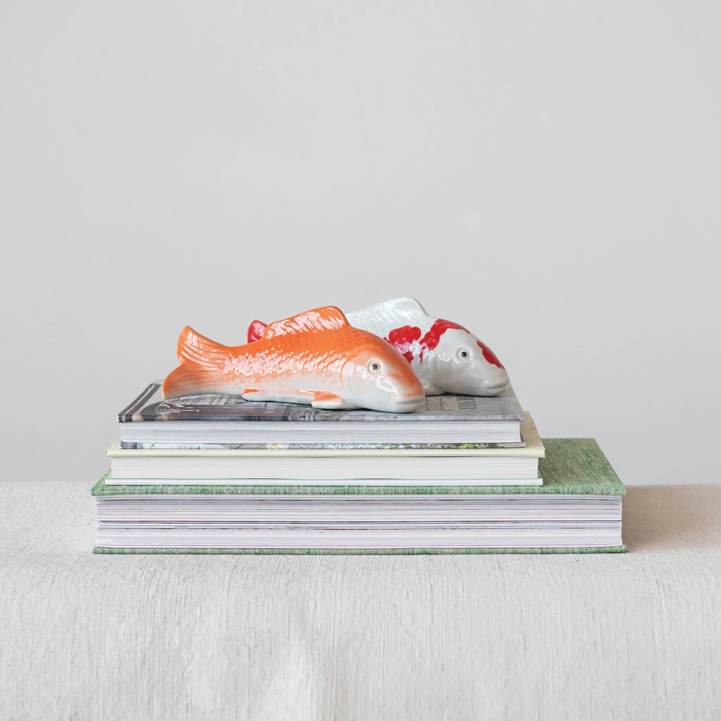 Stoneware Floating Fish, 2 colors